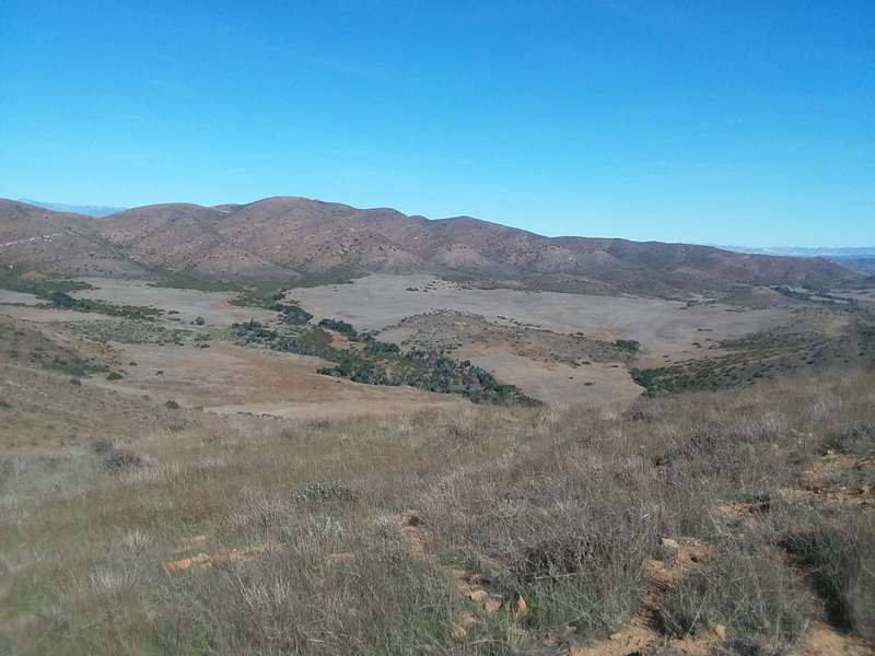 Finally get out of the first major climb and pause before the goliath push to the top on my right. Beautiful plains and a nice breeze here.